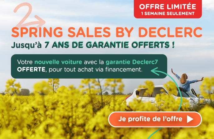 Profitez de nos Spring sales et repartez avec 7 dans de garantie Declerc
